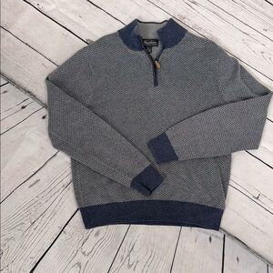 BROOKS BROTHERS Men's Navy Pullover Sweater Size M